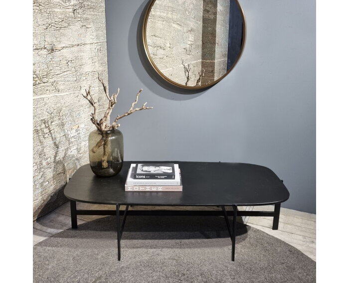 Salontafel Dark Bronze metaal 147x71 cm