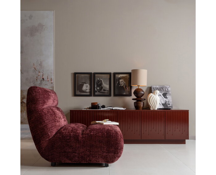 OBSERVE FAUTEUIL AUBERGINE - BePureHome