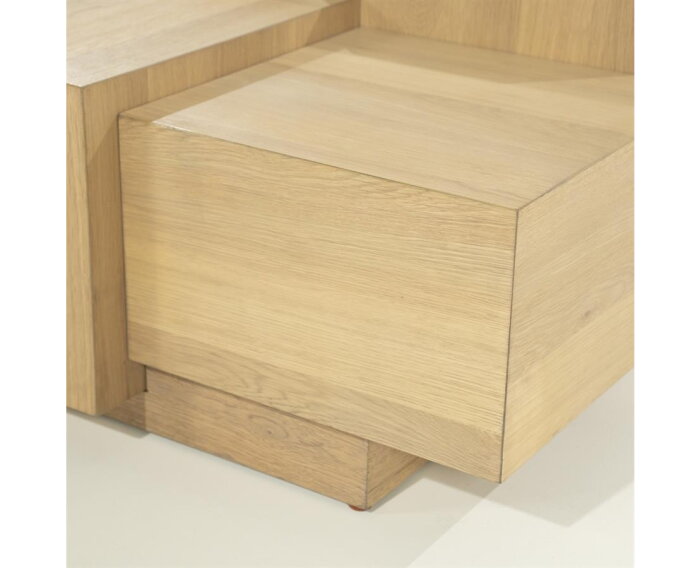 Salontafel Quinten vierkant 80x80cm - naturel | Eleonora