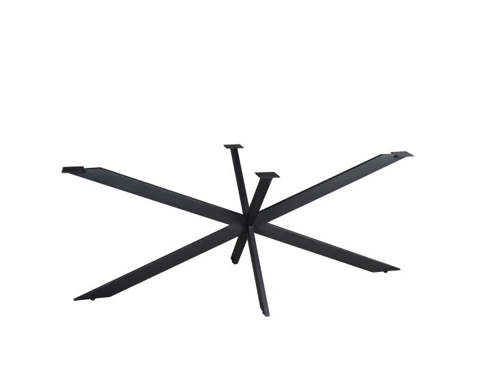 Matrixpoot Zwart Ovaal/Rechthoek 190 cm Koker 2,5x7,5 cm