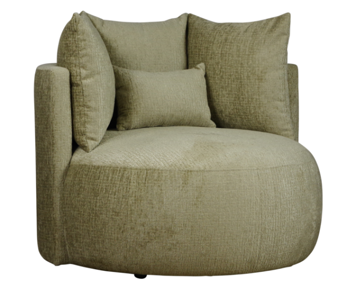 Fauteuil Ravi draaibaar - Loveseat - Zand