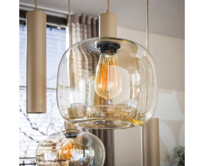 Hanglamp Serene 5+4L - Beige