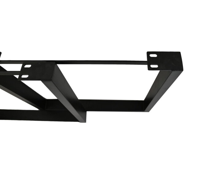 Tafelpoten - U-model - 80x10x72 cm - Zwart - Metaal - Set van 2