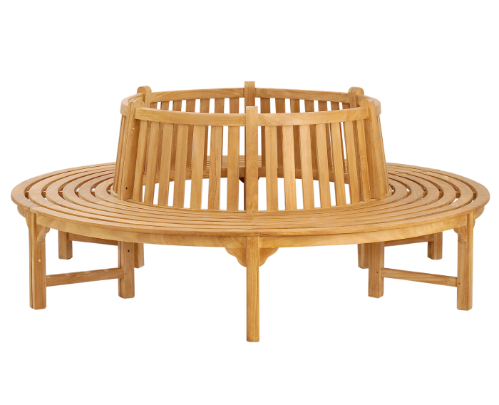 Boombank Rond 220cm | Teakhout