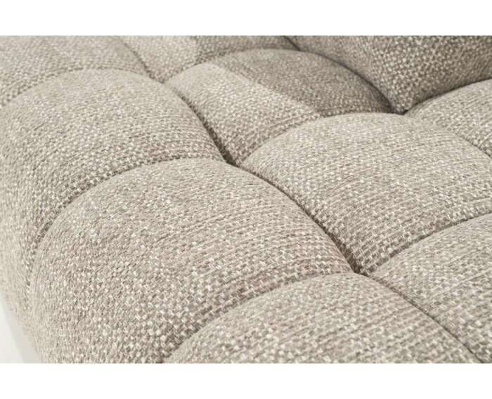 SEVN Violette modulaire U-bank - Silencio Taupe - 398x250 cm - zelf samen te stellen