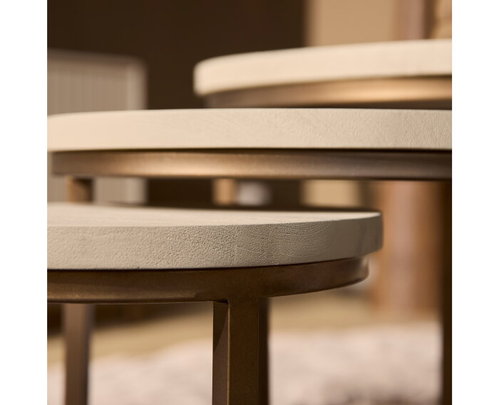 Salontafel Madison Sand | 70 cm | set van 3