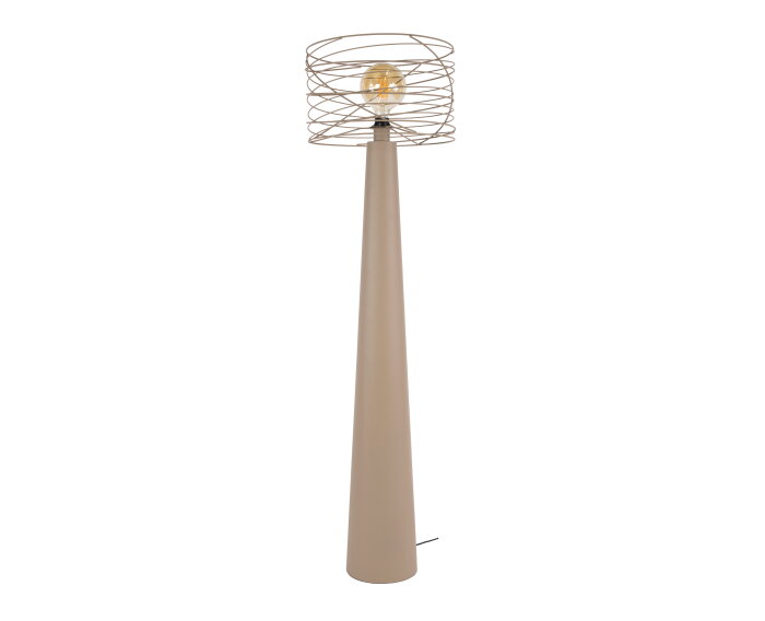Vloerlamp Curl 1L - Beige