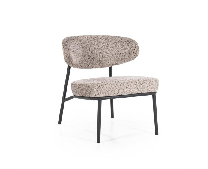 Lounge chair Jari - taupe | BY-BOO