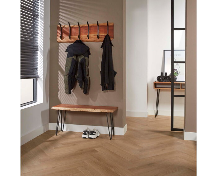 Kapstok Timber 2x6 haken 100 cm