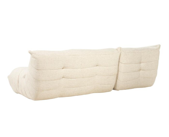 SEVN Rosa modulaire loungebank - Silencio Beige - 246x180 cm - zelf samen te stellen