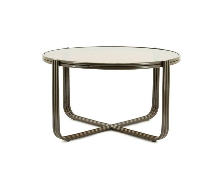 Coffee table Groovy 63x63cm - bruin | BY-BOO