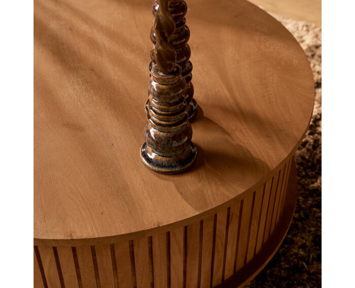 Salontafel Madison Natural | 80 cm | Rond