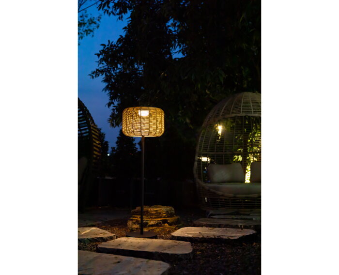 Buitenlamp Valerie Garden Solar Rotan
