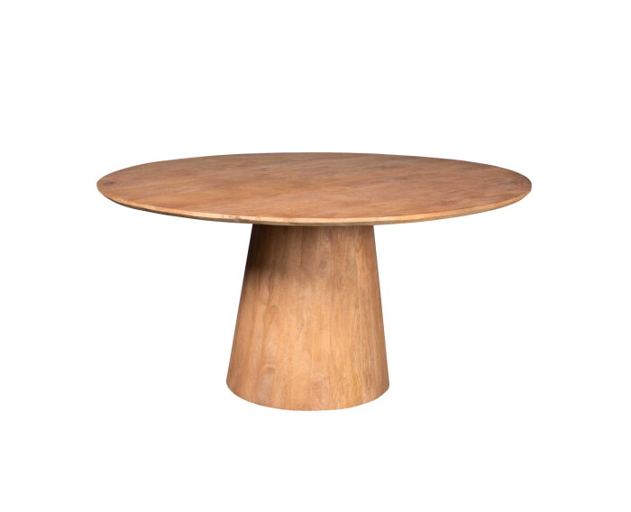 Eettafel Madison Natural | 130 cm | Kolom Poot