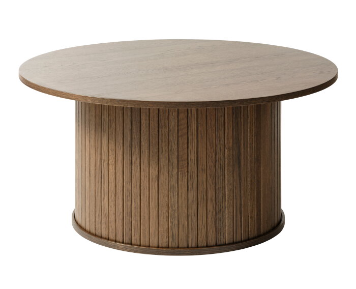 Salontafel Nola rond 90 cm - Bruin