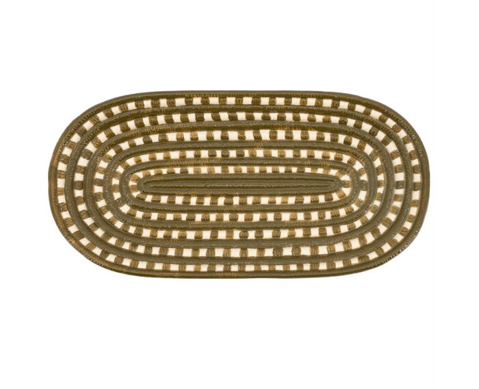 Tray Vloom 38.5x4cm - groen | BY-BOO