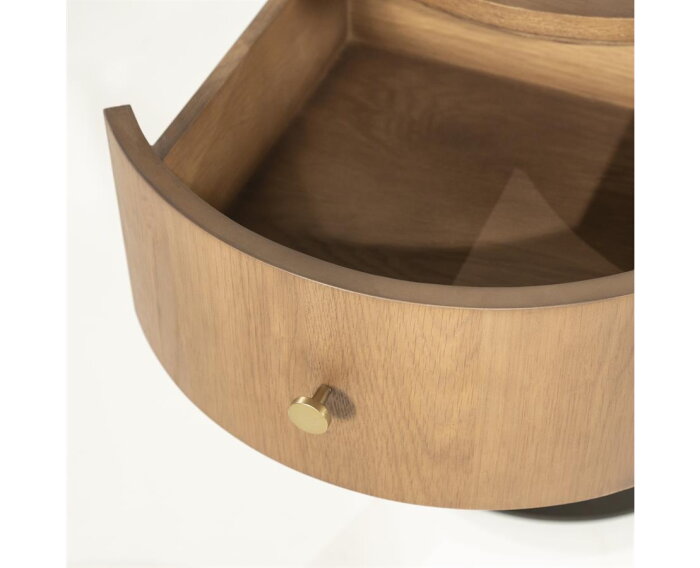 Nachtkastje Skye 50x50cm - lichtbruin | Eleonora