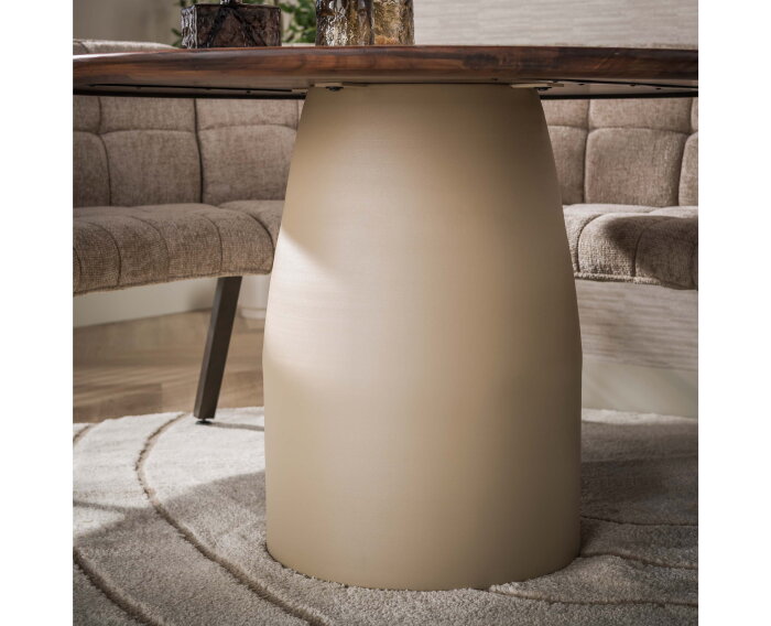 Eettafel Dune rond &Oslash;130 - Beige