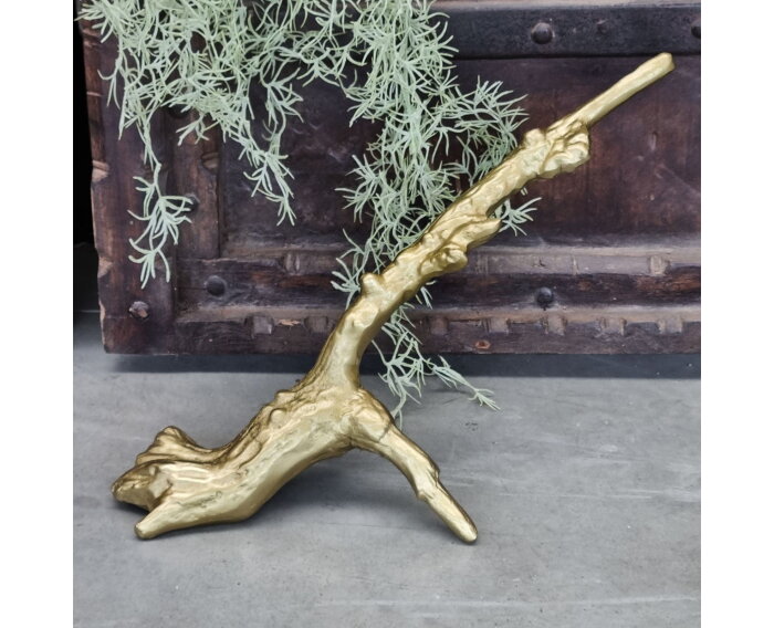 Nickel & Gold sprayed Sculpture