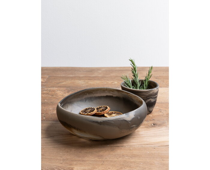 bowl Rafael zwart/bruin small