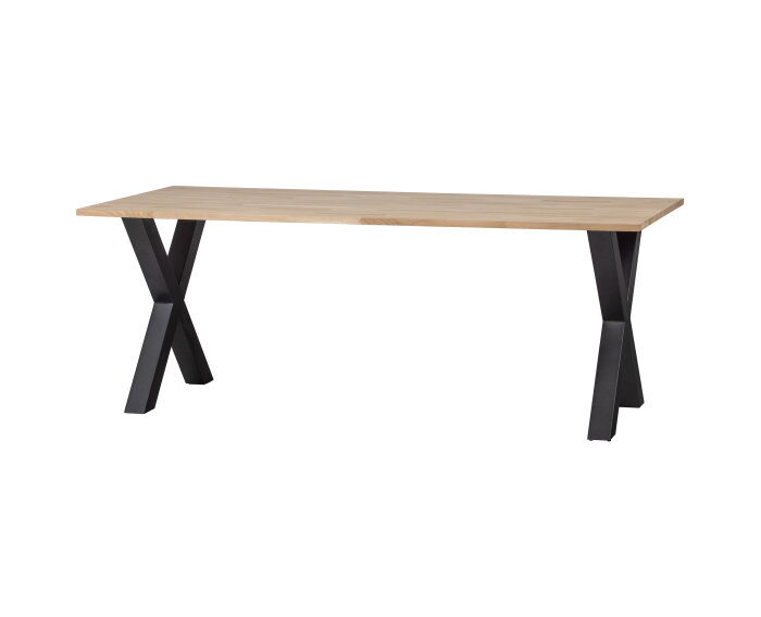 Combi-tablo: Eiken 220x90 & Alkmaar Poot [fsc] - WOOOD