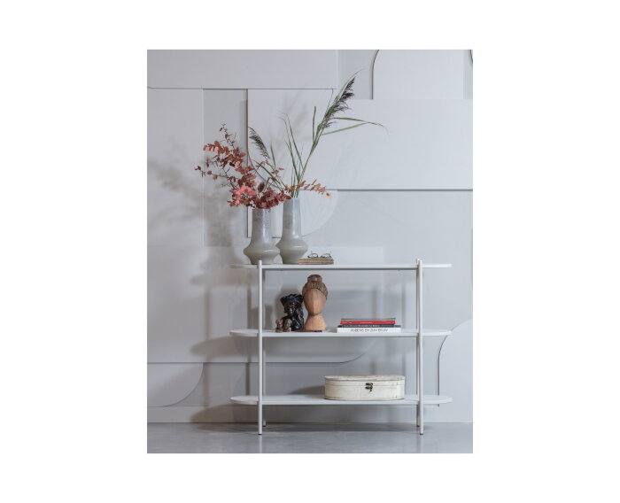 Tender Rek Hout/metaal Mist [fsc] - BePureHome