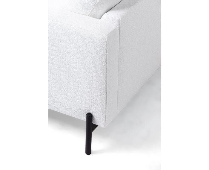 By-OLAF Hoekbank Fellow rechts – 3-zits met chaise longue  – Stof Grace 01 Natural - 264x161 cm