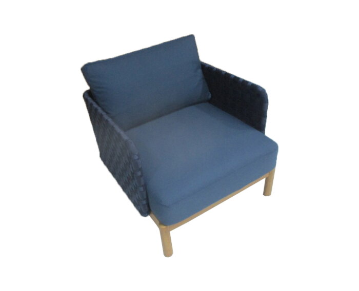 KOLBE ARMCHAIR (000314)  -  STEEL NAVY BLUE