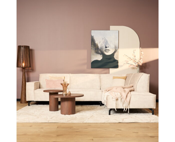 MySofa Floris| 2,5 zits + Divan Rechts | Velvet Beige