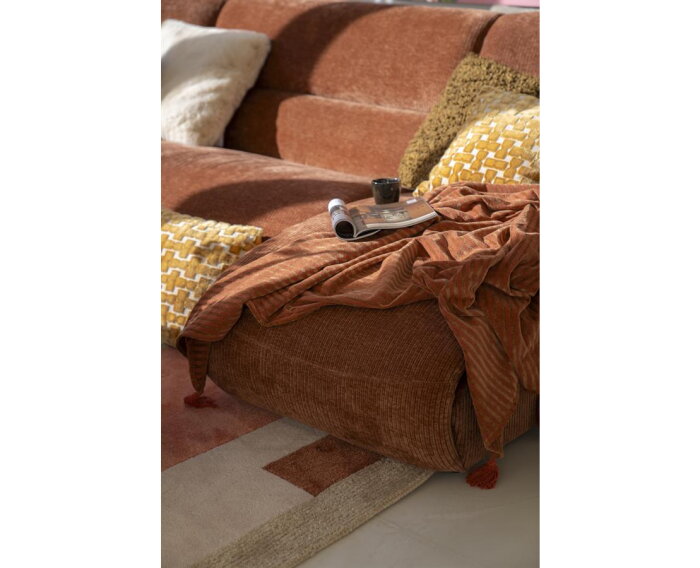Plaid Sirun 170x130cm - mustard | BY-BOO