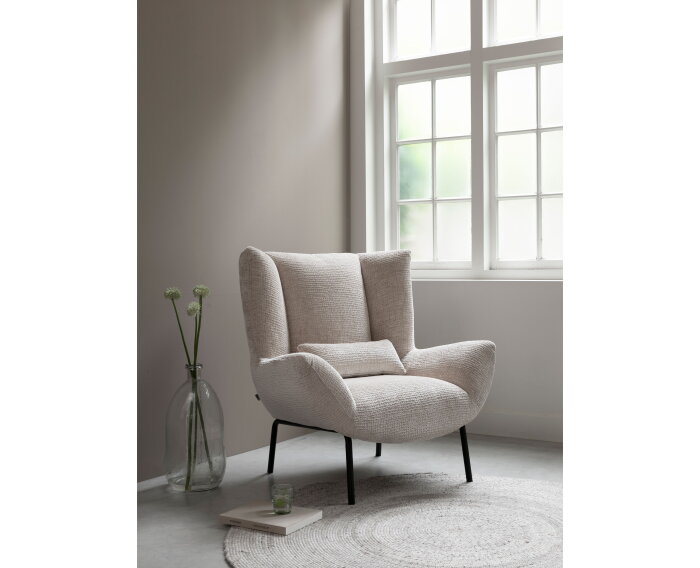 MUST Living fauteuil Astro - Naturel - 97x92x96 cm