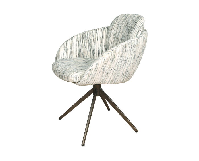 Eetkamerstoel Nice poot Moon 360 anodic brown - be stylish light green 26