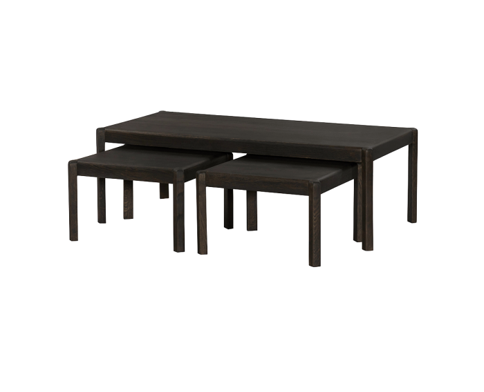 Amalfi Salontafel- en Bijzettafelset basalt vanaf 50 cm