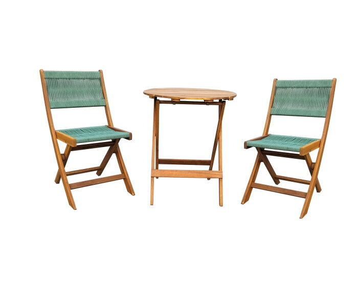 Lanzarote bistro set green FSC 100%