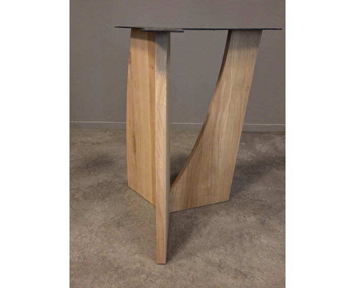 Onderstel Nina eikenhout organisch - set van 2 - 47x50x72 cm