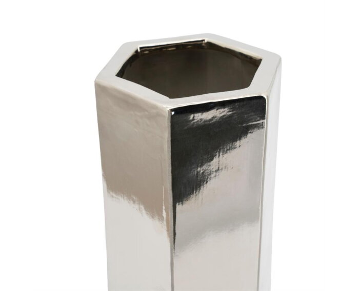 Vase Axis large - silver | BY-BOO