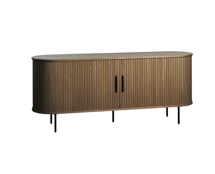 Dressoir Nola eikenhout 180 cm - Bruin
