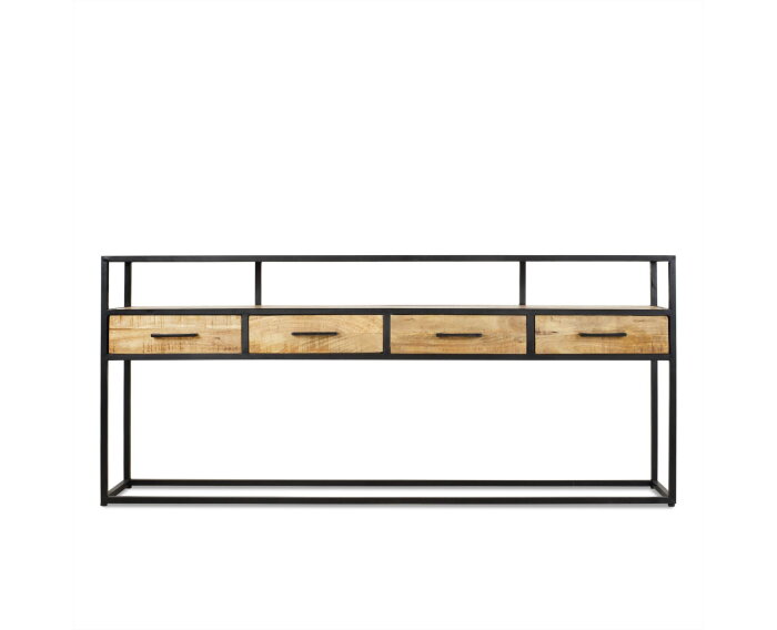 Sidetable Jax visgraat mangohout 180 cm