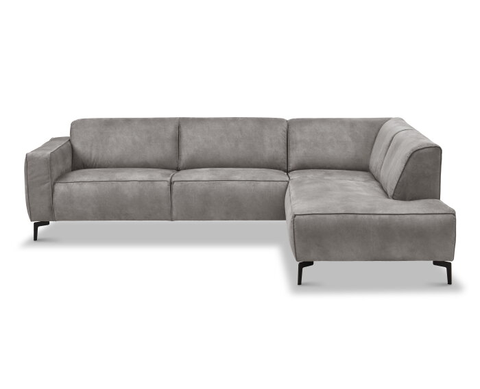 Hoekbank Varello Antraciet - Tauro 02 &ndash; Ottomane Rechts &ndash; 270x209 cm
