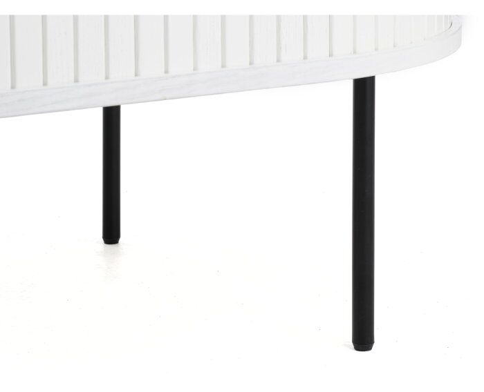 Salontafel Nola Ovaal 120x60 cm - wit