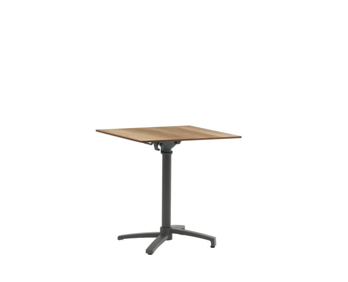 Tuintafel Julia HPL Bistrotafel 70x70cm - Houtkleur