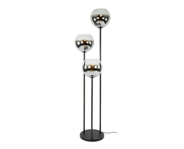 Vloerlamp Bubble Shaded 3L - Artic zwart