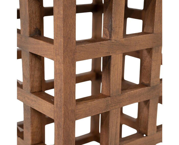 Bijzettafel Heras 40x40cm - bruin | Eleonora