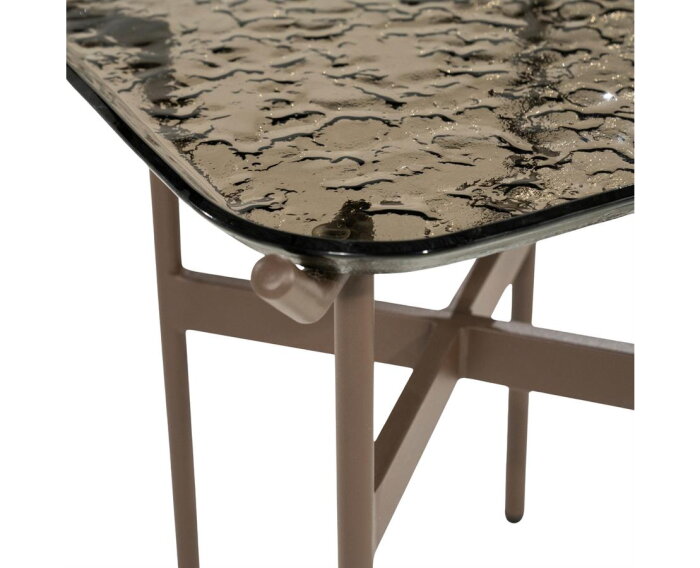 Side table Liri 43.5x43.5cm - bruin | BY-BOO