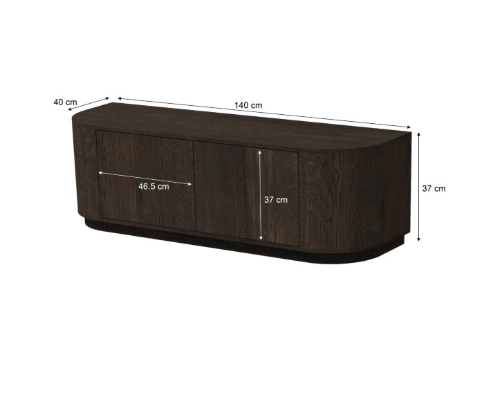 Novero Espresso 140cm