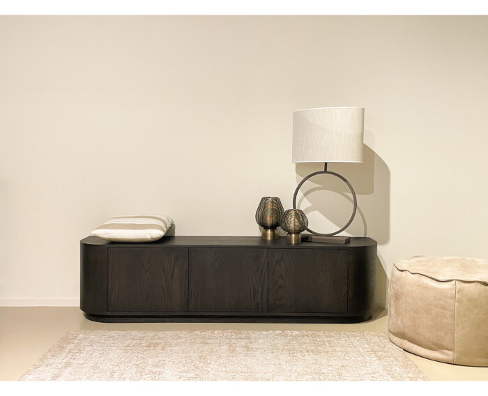 Tv meubel Novero eiken 180 cm - Espresso bruin