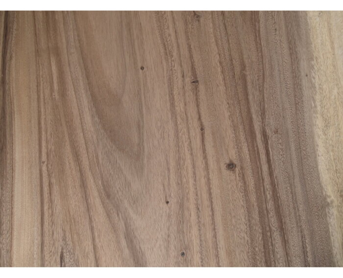 Rechthoekig eettafel - 180x80-90x78 - Naturel/zwart - Munggur/metaal