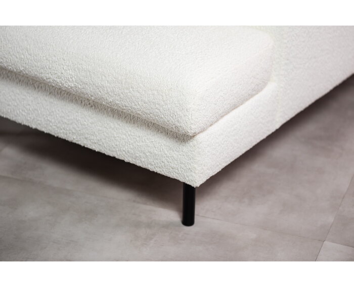 3 seater corner right, fabric Abriamo 4, A920 natural