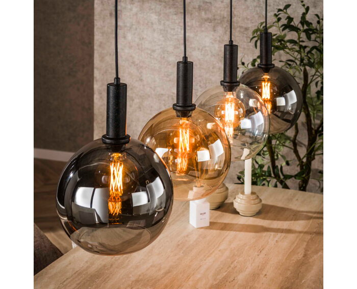 Hanglamp 4L tricolore Sfera - Artic zwart