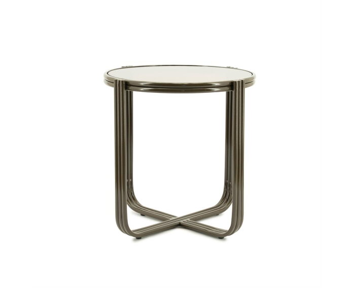 Side table Groovy 42.5x42.5cm - bruin | BY-BOO